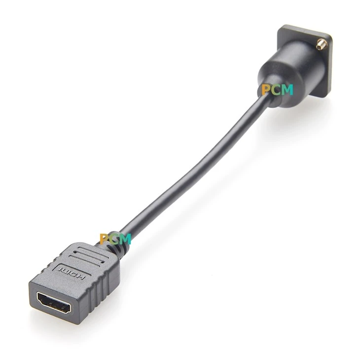 HDMI Female to Female Panel Mount Cable factory