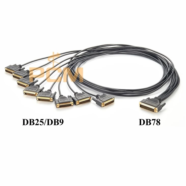 DB78 Pin To 8 Port DB25 DB9 Splitter Cable