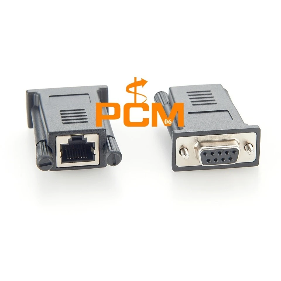 DB9 Female To RJ45 Female Serial Console Adapter