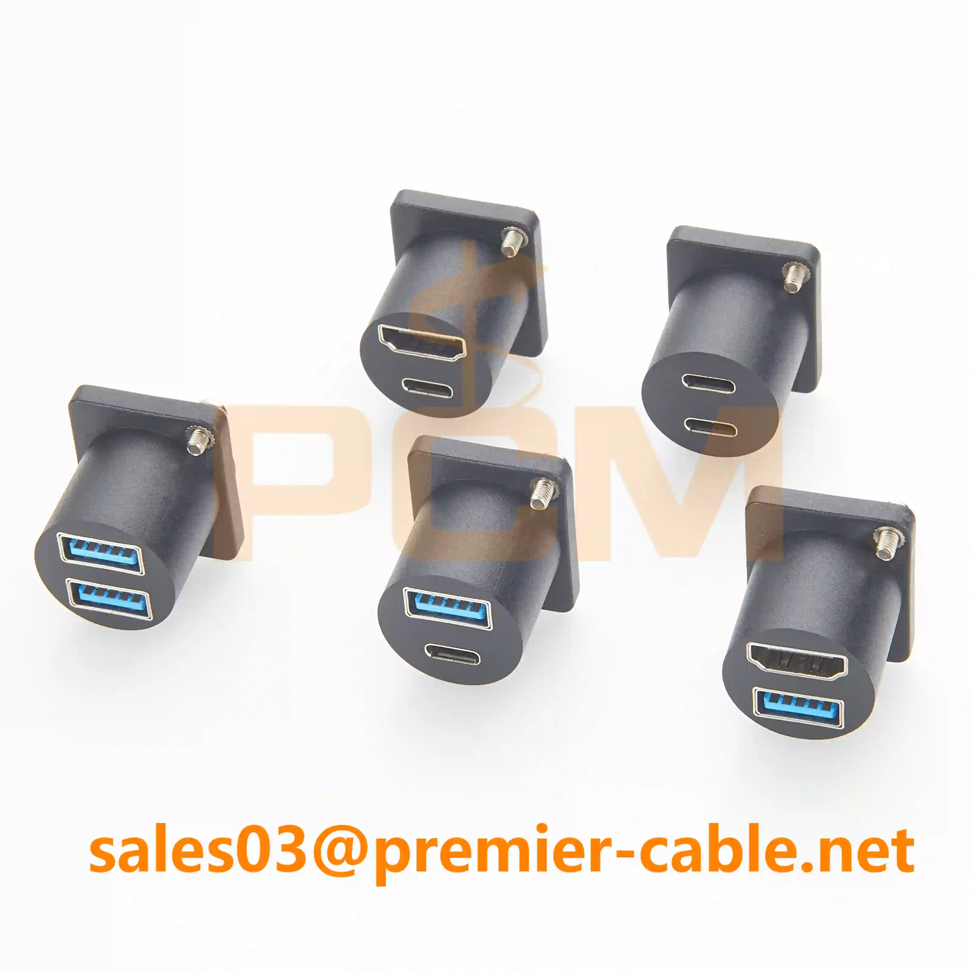 Panel mount USB HDMI adapter product range for control cabinets Panel mount USB HDMI adapter product range for control cabinets