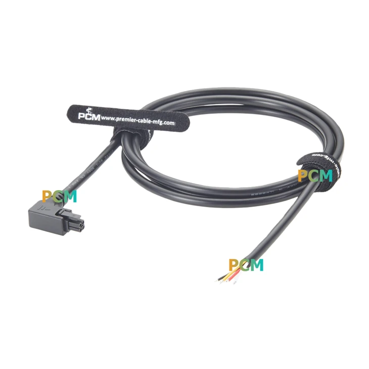 Molex Micro-Fit 4-Pin Left Angled Power Signal Cable Assembly factory