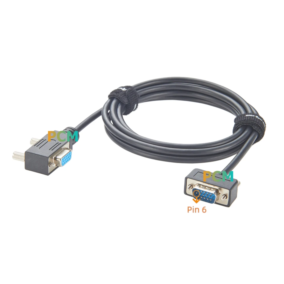 Right Angled VGA Coax Monitor Cable