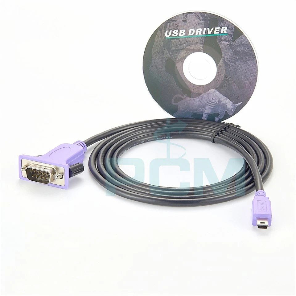 RS232 D-Sub DB9 Breiseán Le Cábla Srathach Adapter Mini-USB Cineál-B
