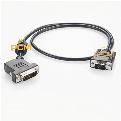 45 Céim DB15 go HDB15 VGA MONATÓIREACHT