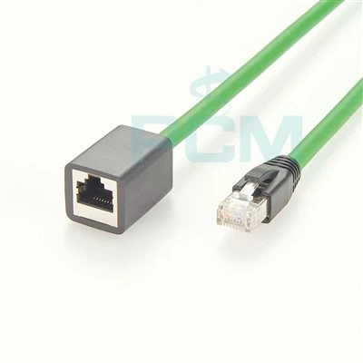 RJ45 Fireann Go Mná Cábla Síneadh Ethernet Ard-Phróifíl Flex