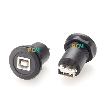 USB B Mná Chuig USB A Painéal Babhta Mná Cuibheoir Mount