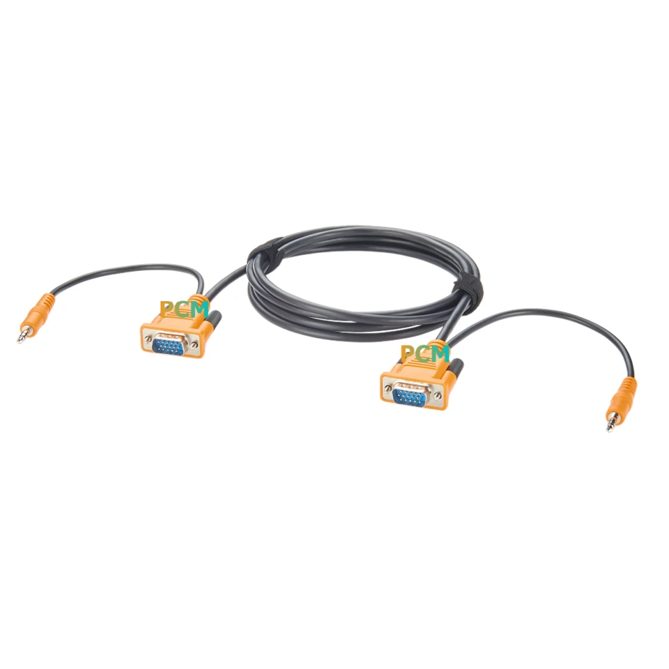 SVGA Monitor Cable With 3.5mm Stereo Audio