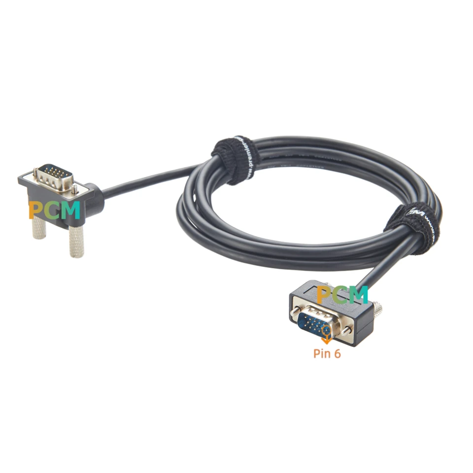 Up Angled HD15 VGA Monitor Cable